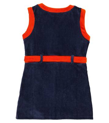 Corduroy cotton-blend dress | Mini Rodini
