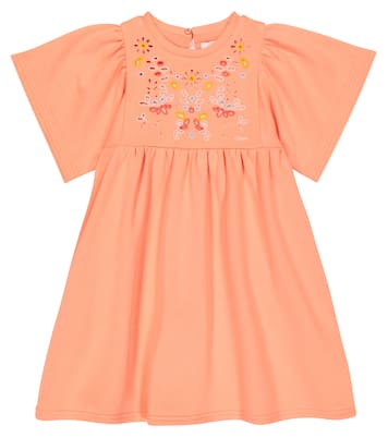 Cotton jersey dress | Chloé Kids