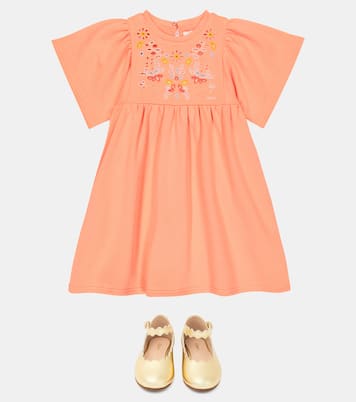 Cotton jersey dress | Chloé Kids