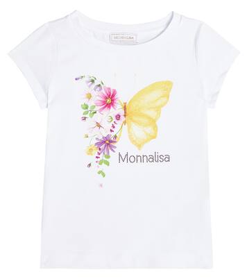 Printed cotton jersey T-shirt | Monnalisa
