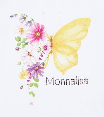 Printed cotton jersey T-shirt | Monnalisa