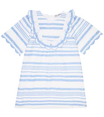Striped cotton chambray dress | Tartine et Chocolat