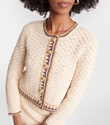 Cotton-blend cardigan | Tory Burch