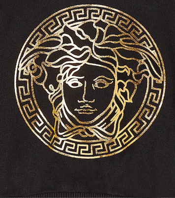 Baby Medusa printed cotton sweatshirt | Versace Kids