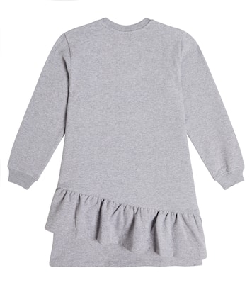 Teddy Bear cotton-blend sweatshirt dress | Moschino Kids
