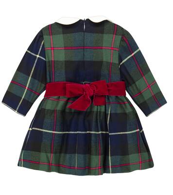 Baby Kleid mit Samt | Il Gufo