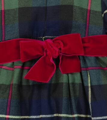 Baby Kleid mit Samt | Il Gufo