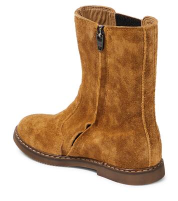 City Mid Jod suede boots | Pom d'Api