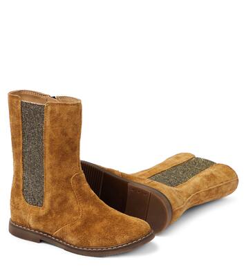 City Mid Jod suede boots | Pom d'Api