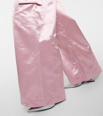 Pantalon ample Shay en satin | Staud