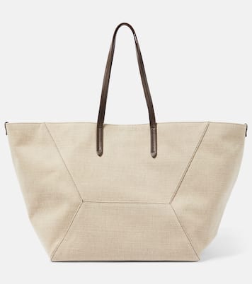 Tote Large de lona | Brunello Cucinelli