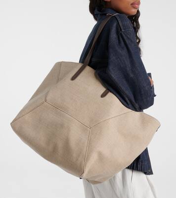 Tote Large de lona | Brunello Cucinelli
