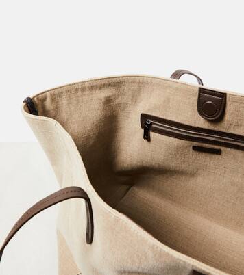 Tote Large de lona | Brunello Cucinelli