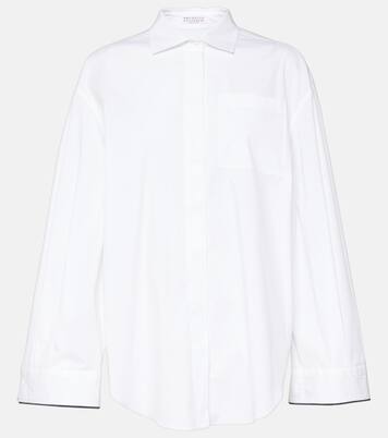 Cotton-blend shirt | Brunello Cucinelli