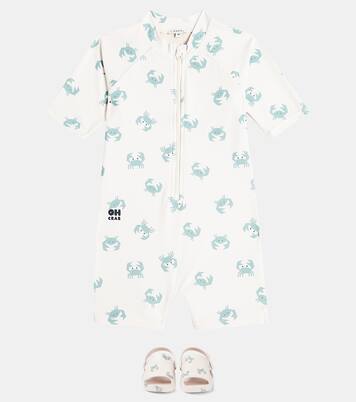 Max printed rashguard swimsuit | Liewood