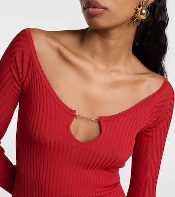 Robe Pralu à encolure bardot | Jacquemus