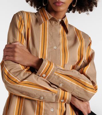 Robe chemise en coton mélangé | Toteme