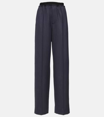 Pantalon droit en laine mélangée | Bottega Veneta