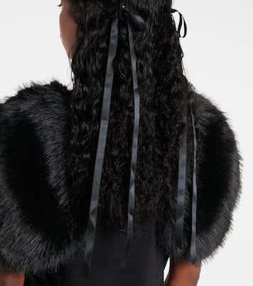 Gretta bow-detail bobby pins | Jennifer Behr