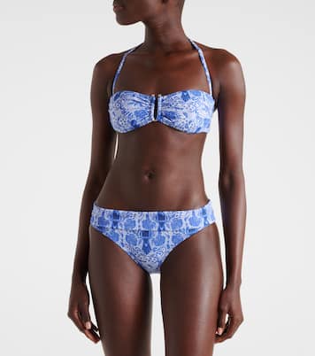 Haut de bikini Lake Como imprimé | Heidi Klein