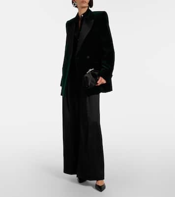 Pochette Very Bow Tie en satin à ornements | Aquazzura