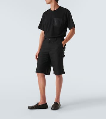 Shorts cargo de lino | Dolce&Gabbana