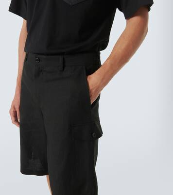Shorts cargo de lino | Dolce&Gabbana