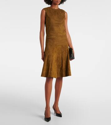 Top Miuccia aus Veloursleder | Stouls