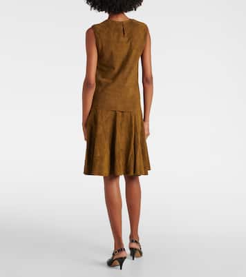 Top Miuccia aus Veloursleder | Stouls