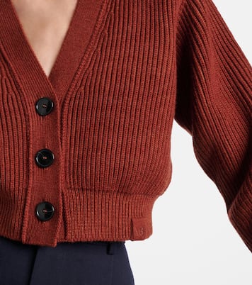 Cropped-Cardigan aus einem Wollgemisch | Victoria Beckham