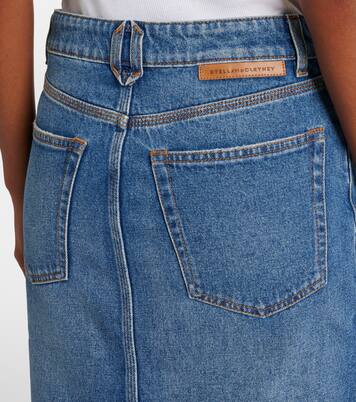 Mid-Rise-Jeansrock | Stella McCartney