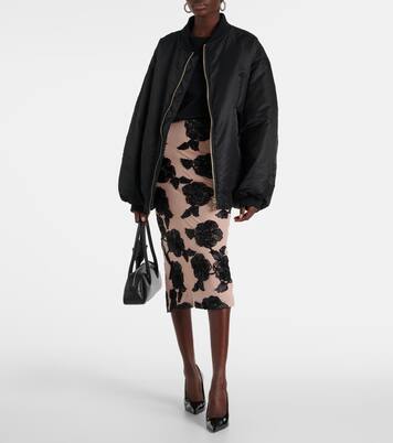 Bedruckter Midirock | Rotate