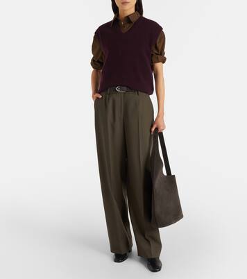 Lune Large suede tote bag | Aesther Ekme