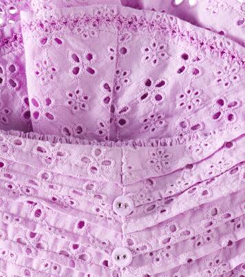 Alizee broderie anglaise cotton skirt | Poupette St Barth Kids