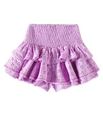 Alizee broderie anglaise cotton skirt | Poupette St Barth Kids
