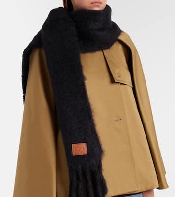 Anagram mohair and wool-blend scarf | Loewe