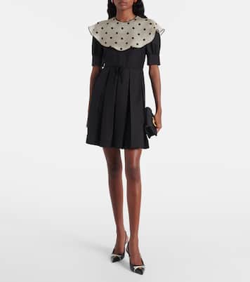 Polka dot silk minidress | Valentino