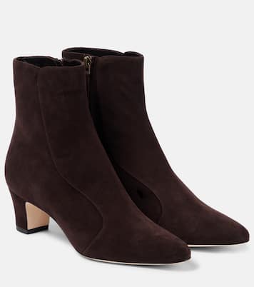 Myconia 50 suede ankle boots | Manolo Blahnik