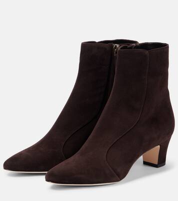 Myconia 50 suede ankle boots | Manolo Blahnik