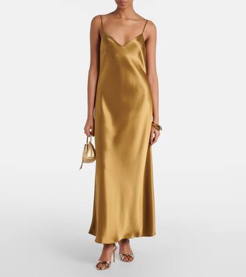 Robe Provence en satin | Galvan