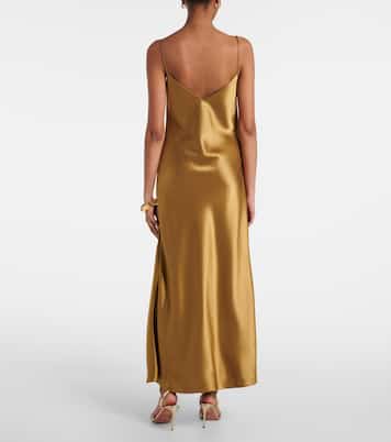 Robe Provence en satin | Galvan