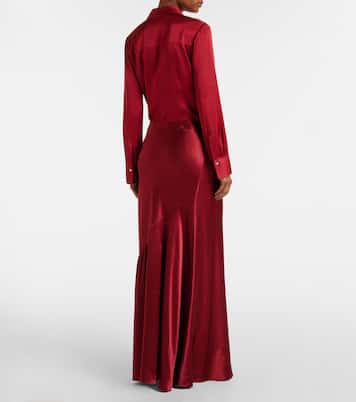 Satin maxi skirt | Vince