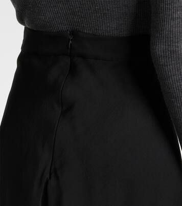 Midirock aus Seidensatin | Brunello Cucinelli