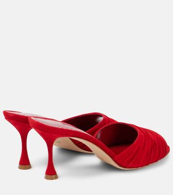 Pirua 70 suede mules | Manolo Blahnik