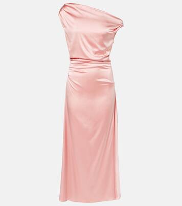 Robe midi Elyse en soie mélangée | Staud