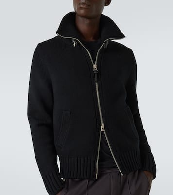 Wool zip-up sweater | Tom Ford