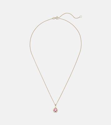Festival 14kt gold necklace with tourmaline | Stone and Strand