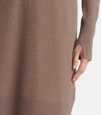 Vestido de cuello alto midi de cachemir | Joseph