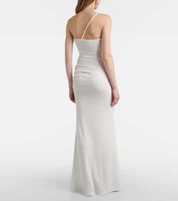  Robe longue Crystal Pin Cutaway à ornements  | Christopher Esber