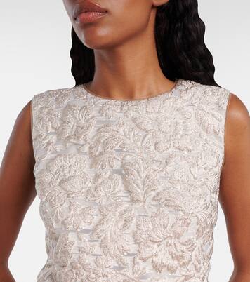 Minikleid aus Lamé | Carolina Herrera